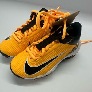 Nike Vapor Edge Shark 2 NRG Youth Sz 10C Laser Orange Football Cleats FQ4020-800